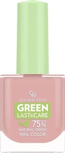 Βερνίκι Νυχιών Golden Rose Green Last & Care Natural Origin No111 10.2ml Ροζ