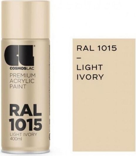 Σπρέι Βαφής Cosmos Lac Premium Acrylic Light Ivory RAL 1015 400ml