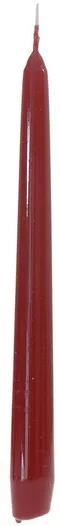 Διακοσμητικά Κεριά Iliadis Κηροπηγίου Βιέννης Μπορντό 25cm 1005gr 12τμχ