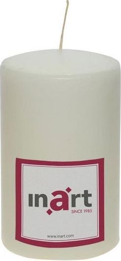 Διακοσμητικό Κερί Inart Εκρού 9x14cm