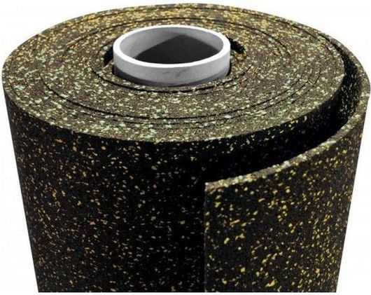 Δάπεδο Γυμναστηρίου Οργάνων Amila EPDM 1000x120x0.8cm 1τμχ Μαύρο / Κίτρινο 