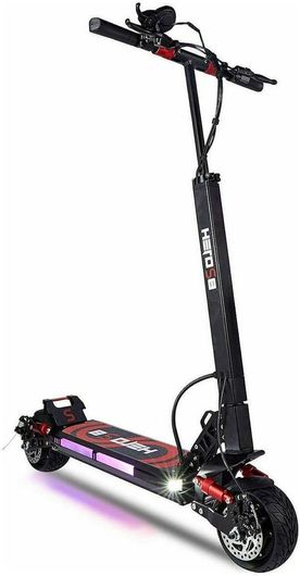 Ηλεκτρικό Πατίνι Hero S8 με 50km/h max Ταχύτητα και 60km Αυτονομία Μαύρο