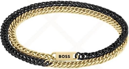 Ανδρική Αλυσίδα Χειρός Hugo Boss από Ανοξείδωτο Ατσάλι Μήκους 19cm