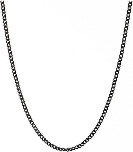 Αλυσίδα από Ατσάλι 316L Μήκος 55cm Φάρδος 2.20mm AL-ART03524B1-55 Μαύρο