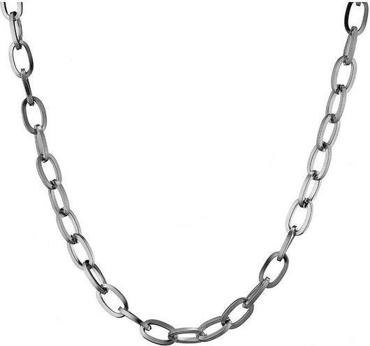 Γυναικεία Αλυσίδα Oxzen από Ατσάλι Μήκους 45cm Λευκό