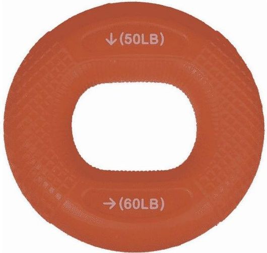 Γυμναστής Δακτύλων RPM Power Power Gripper Ring με Αντίσταση έως 27.21kg Πορτοκαλί