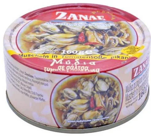 Μύδια Ζαναέ Πικάντικα 160gr