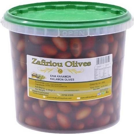 Ελιές Καλαμών Zafiriou Olives 141-160 2.5kg