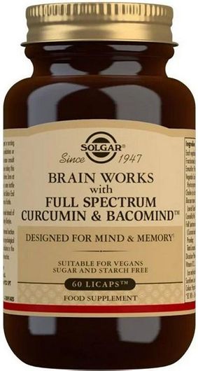 Solgar Brain Works Συμπλήρωμα για την Μνήμη 60 Κάψουλες