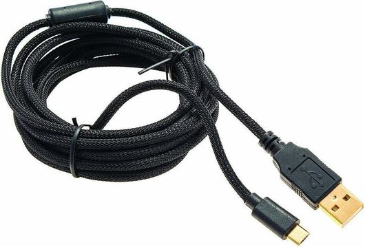 Spartan Gear USB Double Sided Charging Cable 3m Καλώδιο για PS4/Xbox One Μαύρο