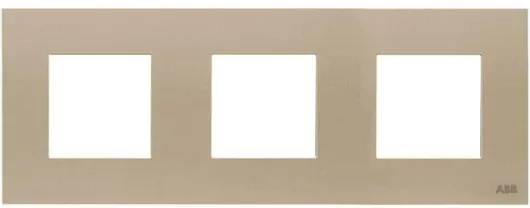 Πλαίσιο Διακόπτη Abb Zenit 3 Θέσεων Οριζόντιας Τοποθέτησης Σαμπανιζέ 702794
