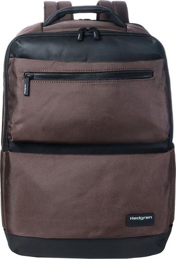 Τσάντα Laptop Hedgren Script Αδιάβροχη Πλάτης για 15.6" Καφέ