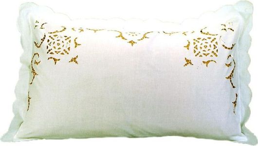 Μαξιλαροθήκη Pennie Bo Maison Oxford 50x75cm Λευκό