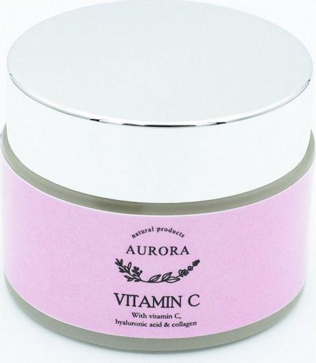 Κρέμα Προσώπου Aurora Natural Vitamin C για Λάμψη με Βιταμίνη C 50ml