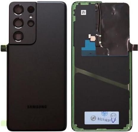 Καπάκι Μπαταρίας Συμβατό με Galaxy S21 Ultra 5G Μαύρο