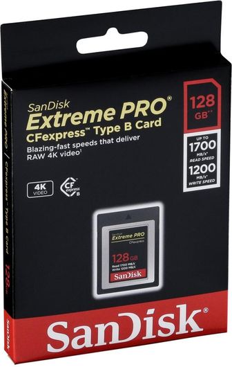 Κάρτα Μνήμης Sandisk Extreme Pro Type B Card CFexpress / 128GB 1700MB/s