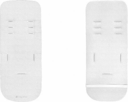 Στρώμα Καροτσιού Kikka Boo Διπλής Όψης 84x34x2.1cm Λευκό