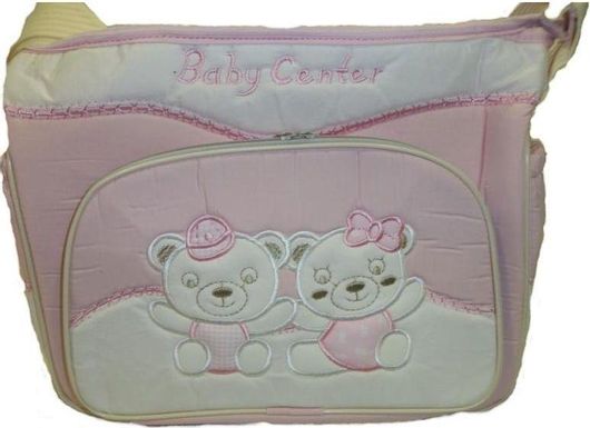 Τσάντα-Αλλαξιέρα Ώμου / Χειρός Baby Bears Ροζ