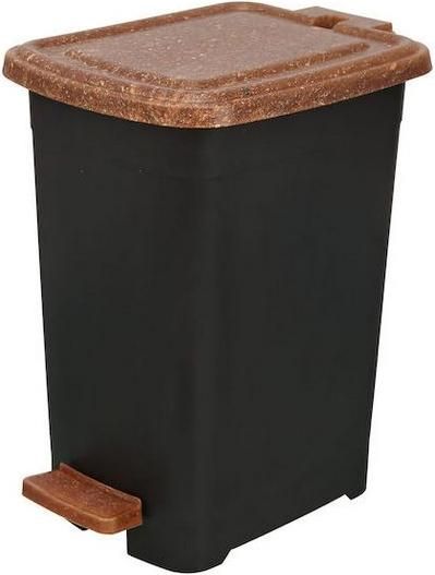 Καλαθάκι Μπάνιου Viosarp W344 Πλαστικό 8lt Μαύρο