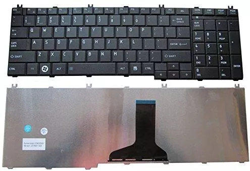 Πληκτρολόγιο για Toshiba Satellite C660 / L650 / L670 / L750 / L750D / L755 / L755D / L770 / L770D / L775 / L775D Series Αγγλικά US Μαύρο