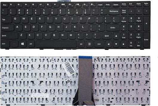 Πληκτρολόγιο για Lenovo G50 / Z50 / B50 / G50-70 / Z501 / G50-45 / G50-70AT με Πλαίσιο Μαύρο
