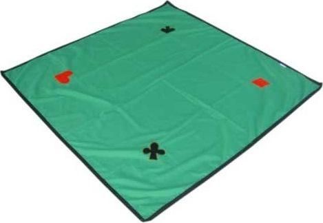 Τσόχα Τράπουλας & Poker Platinium Games 86.04.102 με Ρέλι & Twill Ribbon 1.50x2.00m Πράσινο