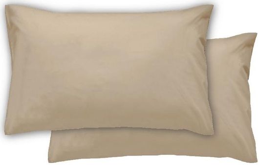 Μαξιλαροθήκες 50x70cm Σετ 2τμχ Μπεζ