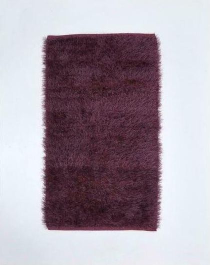  Χαλιά Κρεβατοκάμαρας Pennie Aryama Σετ Shaggy Βαμβακερά Μελιτζανί 041691-48 3τμχ