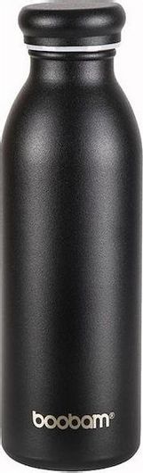 Παγούρι Boobam Bottle Lite Ανοξείδωτο 500ml Μαύρο