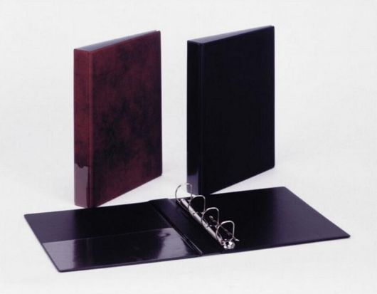 Ντοσιέ με 4 Κρίκους Δερματίνη μαύρο