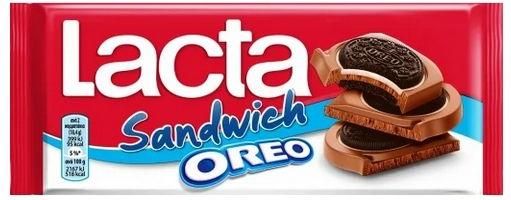 Σοκολάτα Γάλακτος Lacta Oreo Sandwich 92gr