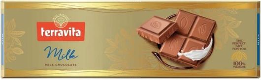 Σοκολάτα Γάλακτος Terravita 225gr