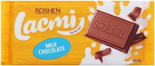 Σοκολάτα Γάλακτος Roshen Lacmi 90gr