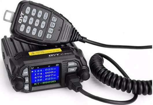 Ασύρματος Πομποδέκτης UHF/VHF - 25W - KT-8900 - QYT - 489001 με Μονόχρωμη Οθόνη