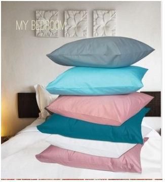 Μαξιλαροθήκες Flamingo Μονόχρωμες Rainbow 52x72cm Poly / Cotton 144 Κλωστών Grey