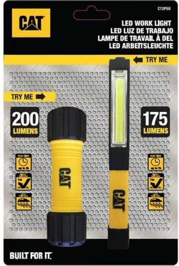 Φακός Συνεργείου CAT Μπαταρίας LED με Φωτεινότητα έως 200lm CT1000 & CT2PEU