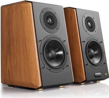 Αυτοενισχυόμενα Ηχεία Edifier S1000W 2 Δρόμων με Wi-Fi & Bluetooth 120W Ζεύγος Καφέ