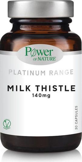 Power Of Nature Platinum Range Milk Thistle 140mg 30 κάψουλες