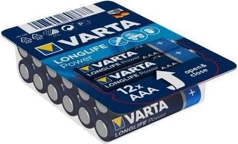 Αλκαλικές Μπαταρίες Varta LR03 AAA 1.5V Tray 12τμχ