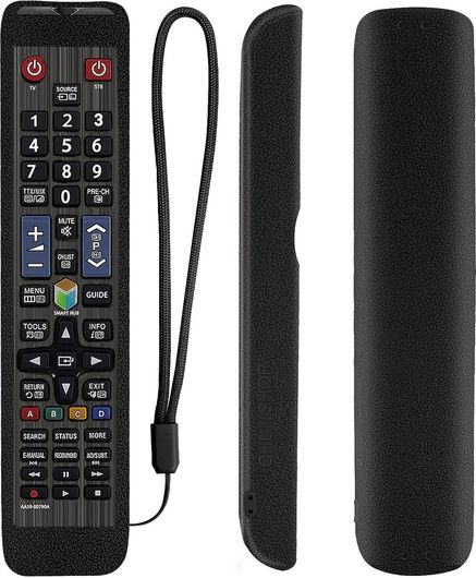 Θήκη Τηλεχειριστηρίου για Samsung RM-D1078+ 5016 Σιλικόνης Μαύρο