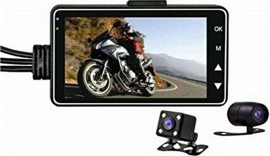 Κάμερα DVR Μοτοσυκλέτας TR-608026 1080PΣετ με Οθόνη 3" & Κάμερα Οπισθοπορείας