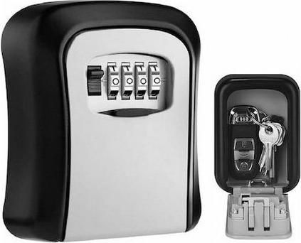 Κλειδοθήκη Τοίχου Μεταλλική με Συνδυασμό 9.4x4x11.3cm