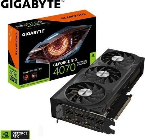 Κάρτα Γραφικών Gigabyte GeForce RTX 4070 Super 12GB GDDR6X Windforce OC