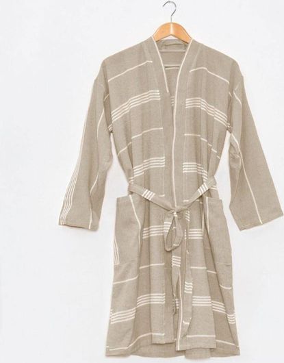 Γυναικείο Μπουρνούζι Pennie Stheno με Γιακά Μπεζ