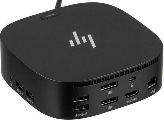 Docking Station HP G5 USB-C με HDMI / DisplayPort 4K PD Ethernet & συνδεση 2 Οθονών Μαύρο