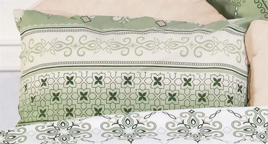 Μαξιλαροθήκη Dimcol Καλλιπάτειρα 334 με Φάσα 50x70cm L.Green / Olive