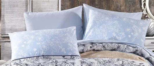 Μαξιλαροθήκη Dimcol Ιοκάστη 365 με Φάσα 50x70cm Sky Blue