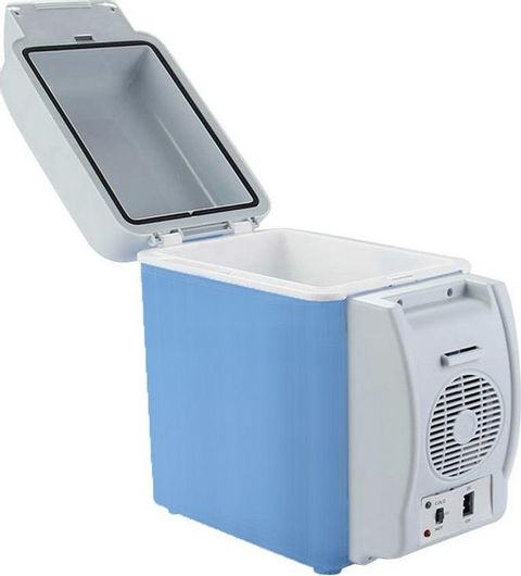 Φορητό Ψυγείο Portable Car Refrigerator Cooler 12V 6lt Γαλάζιο