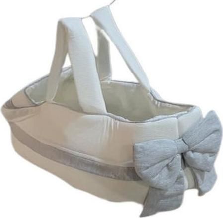 Καλαθούνα Μωρού Bow Λευκό