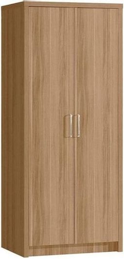 Ντουλάπα Ρούχων Woodwell Caliber Δίφυλλη 80x58x183cm